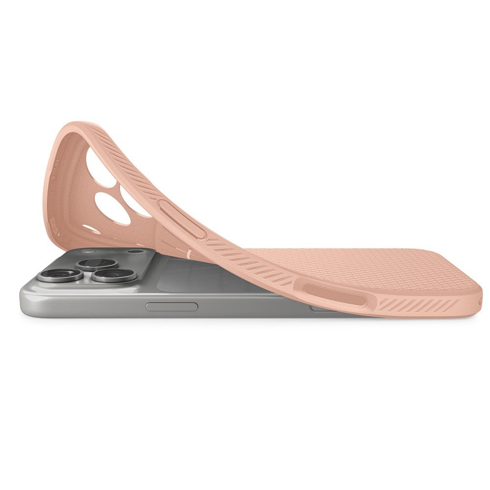 Spigen iPhone 17 Pro Max/iPhone 18 Pro Max Kuori Liquid Air Rose Titaani