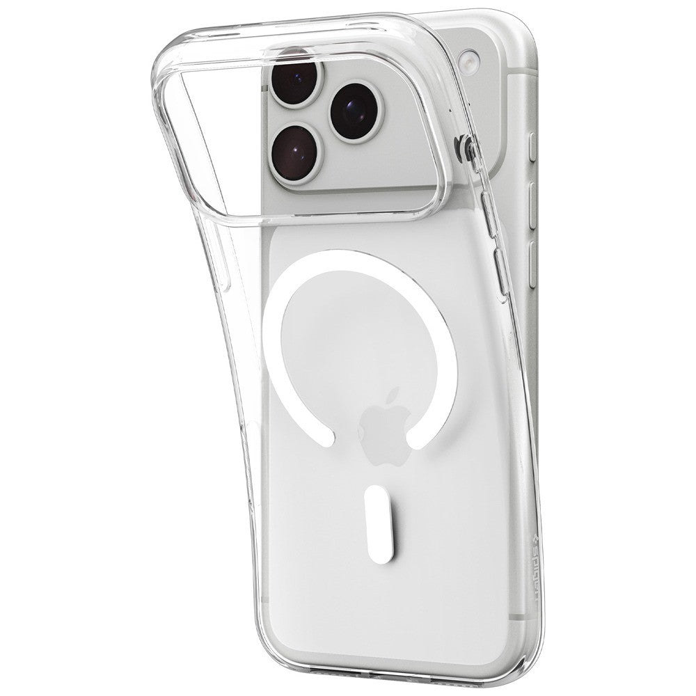 Spigen iPhone 17 Pro Max/iPhone 18 Pro Max Kuori Liquid Crystal MagFit Clear White