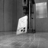 Spigen iPhone 17 Pro Max/iPhone 18 Pro Max Kuori Liquid Crystal MagFit Clear White