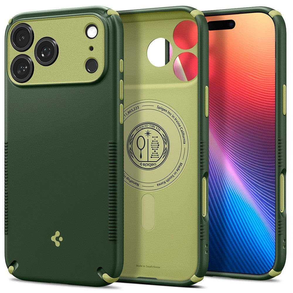 Spigen iPhone 17 Pro Max/iPhone 18 Pro Max Kuori Nano Pop Hybrid MagFit Avo Green