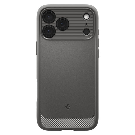 Spigen iPhone 17 Pro Max/iPhone 18 Pro Max Kuori Rugged Armor MagFit Harmaa