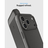 Spigen iPhone 17 Pro Max/iPhone 18 Pro Max Kuori Rugged Armor MagFit Harmaa