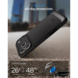 Spigen iPhone 17 Pro Max/iPhone 18 Pro Max Kuori Rugged Armor MagFit Matte Black