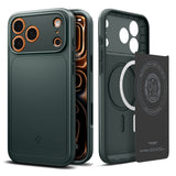 Spigen iPhone 17 Pro Max/iPhone 18 Pro Max Kuori Thin Fit MagFit Abyss Green