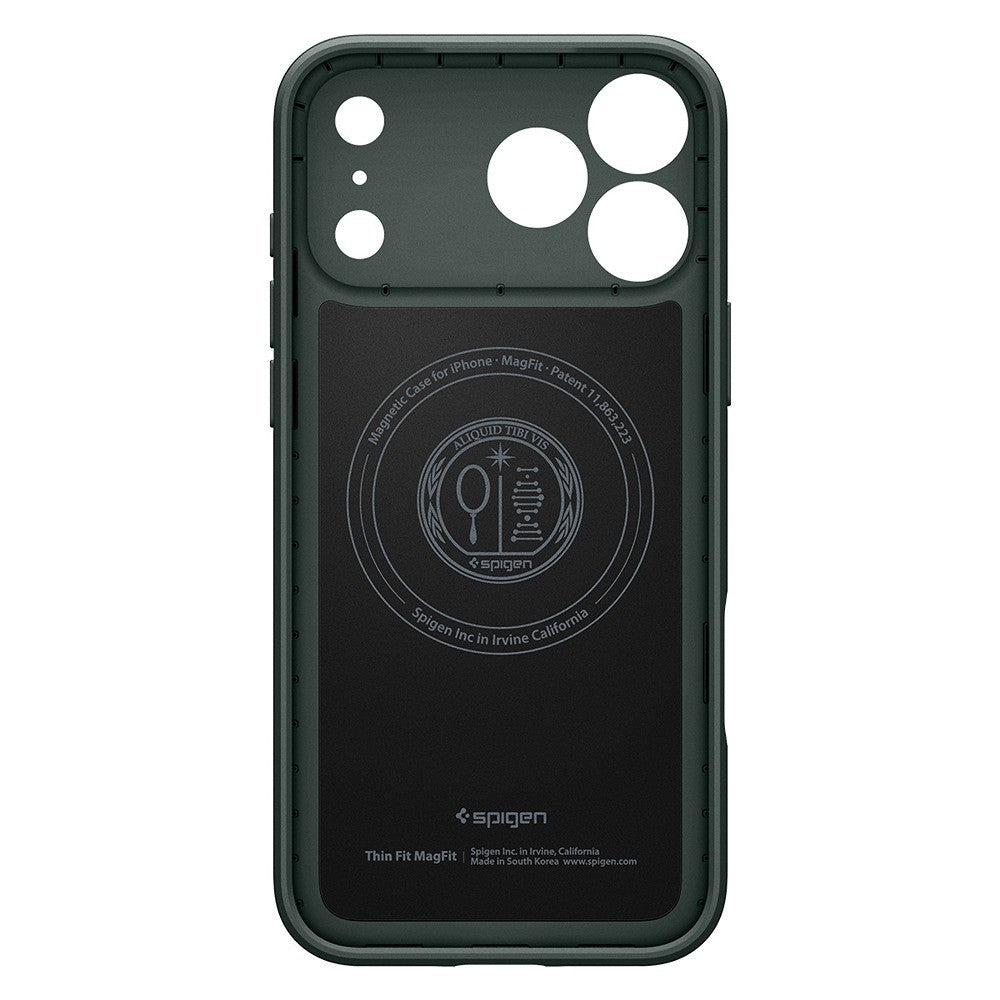 Spigen iPhone 17 Pro Max/iPhone 18 Pro Max Kuori Thin Fit MagFit Abyss Green