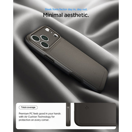 Spigen iPhone 17 Pro Max/iPhone 18 Pro Max Kuori Thin Fit MagFit Gunmetal