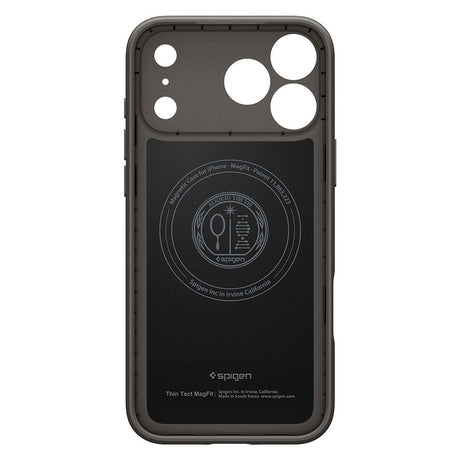 Spigen iPhone 17 Pro Max/iPhone 18 Pro Max Kuori Thin Fit MagFit Gunmetal