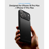 Spigen iPhone 17 Pro Max/iPhone 18 Pro Max Kuori Thin Fit MagFit Musta