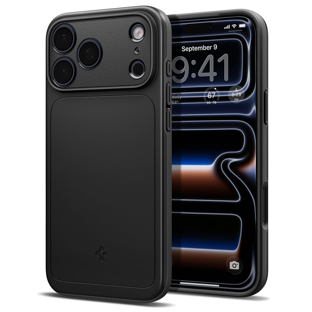 Spigen iPhone 17 Pro Max/iPhone 18 Pro Max Kuori Thin Fit MagFit Musta