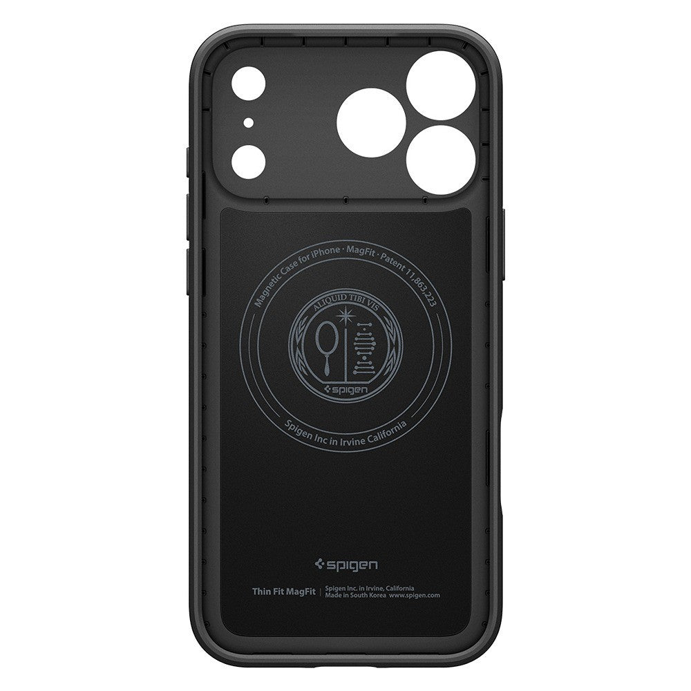 Spigen iPhone 17 Pro Max/iPhone 18 Pro Max Kuori Thin Fit MagFit Musta