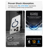 Spigen iPhone 17 Pro Max/iPhone 18 Pro Max Kuori Ultra Hybrid MagFit Clear Deep Blue