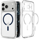 Spigen iPhone 17 Pro Max/iPhone 18 Pro Max Kuori Ultra Hybrid MagFit Clear Deep Blue