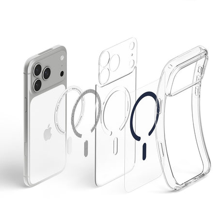 Spigen iPhone 17 Pro Max/iPhone 18 Pro Max Kuori Ultra Hybrid MagFit Clear Deep Blue