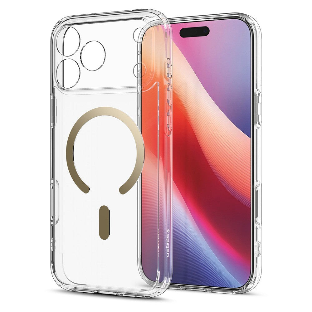 Spigen iPhone 17 Pro Max/iPhone 18 Pro Max Kuori Ultra Hybrid MagFit Clear Gold