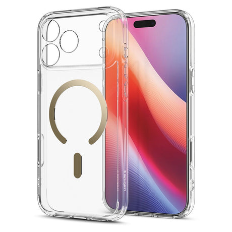 Spigen iPhone 17 Pro Max/iPhone 18 Pro Max Kuori Ultra Hybrid MagFit Clear Gold