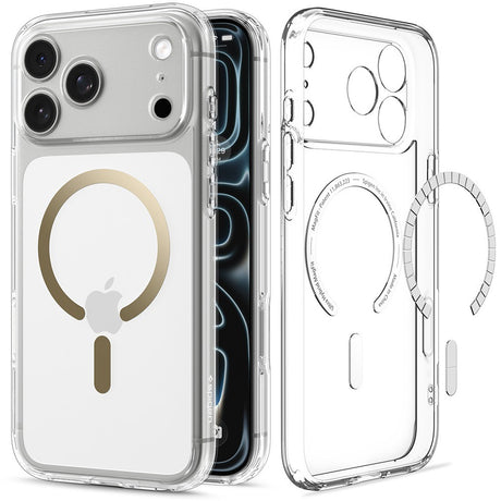 Spigen iPhone 17 Pro Max/iPhone 18 Pro Max Kuori Ultra Hybrid MagFit Clear Gold