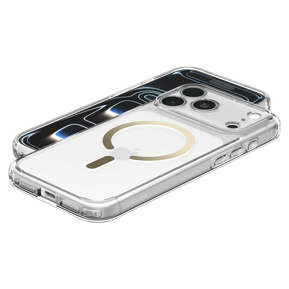 Spigen iPhone 17 Pro Max/iPhone 18 Pro Max Kuori Ultra Hybrid MagFit Clear Gold