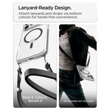 Spigen iPhone 17 Pro Max/iPhone 18 Pro Max Kuori Ultra Hybrid MagFit Clear Graphite