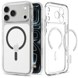 Spigen iPhone 17 Pro Max/iPhone 18 Pro Max Kuori Ultra Hybrid MagFit Clear Graphite