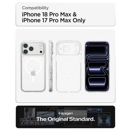 Spigen iPhone 17 Pro Max/iPhone 18 Pro Max Kuori Ultra Hybrid MagFit Clear White