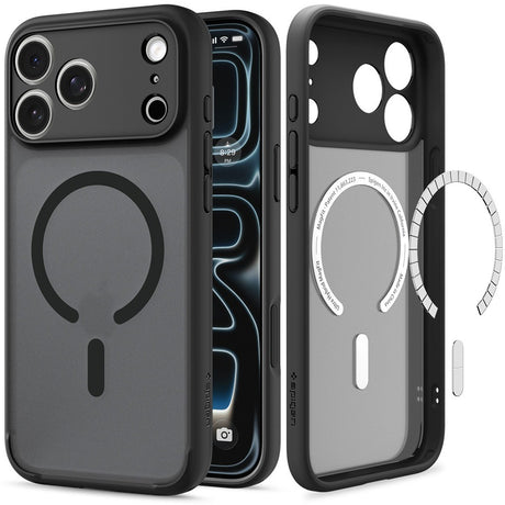 Spigen iPhone 17 Pro Max/iPhone 18 Pro Max Kuori Ultra Hybrid MagFit Frost Black