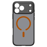 Spigen iPhone 17 Pro Max/iPhone 18 Pro Max Kuori Ultra Hybrid MagFit Frost Black Oranssi