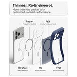 Spigen iPhone 17 Pro Max/iPhone 18 Pro Max Kuori Ultra Hybrid MagFit Frost Deep Blue