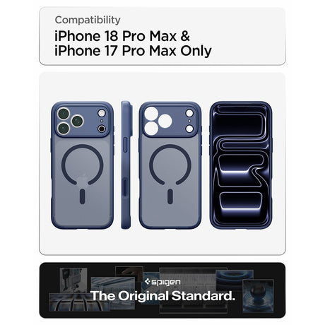 Spigen iPhone 17 Pro Max/iPhone 18 Pro Max Kuori Ultra Hybrid MagFit Frost Deep Blue