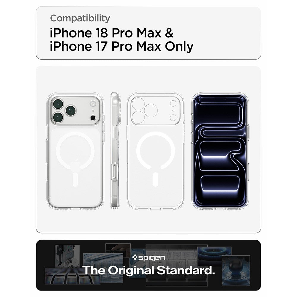 Spigen iPhone 17 Pro Max/iPhone 18 Pro Max Kuori Ultra Hybrid MagFit Frost White