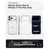 Spigen iPhone 17 Pro Max/iPhone 18 Pro Max Kuori Ultra Hybrid Optik S MagFit Clear Hopea