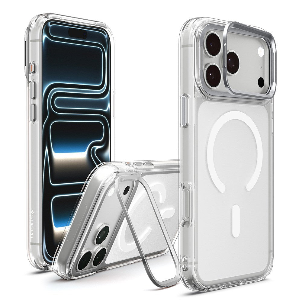 Spigen iPhone 17 Pro Max/iPhone 18 Pro Max Kuori Ultra Hybrid Optik S MagFit Clear Hopea
