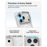 Spigen iPhone 17 Pro Max/iPhone 18 Pro Max Kuori Ultra Hybrid Optik S MagFit Clear Hopea