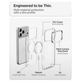Spigen iPhone 17 Pro Max/iPhone 18 Pro Max Kuori Ultra Hybrid Optik S MagFit Clear Hopea