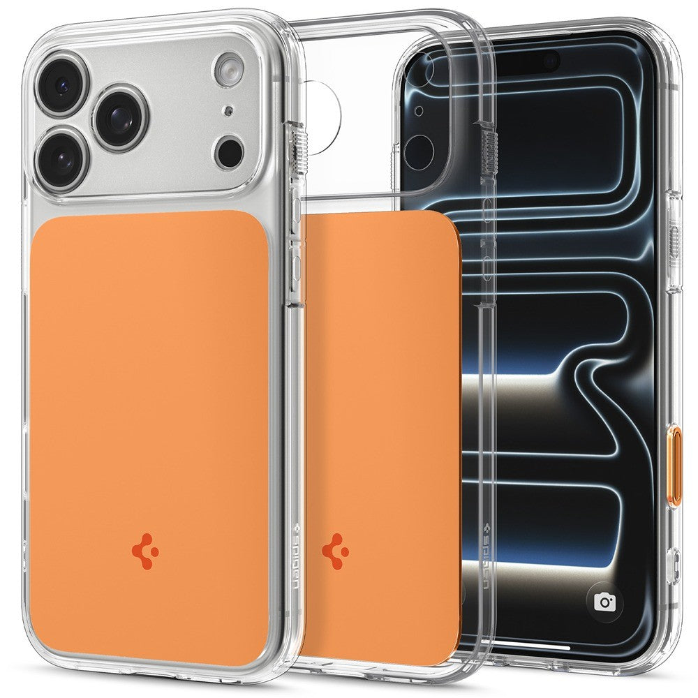 Spigen iPhone 17 Pro Max/iPhone 18 Pro Max Kuori Ultra Hybrid T MagFit Glossy Oranssi