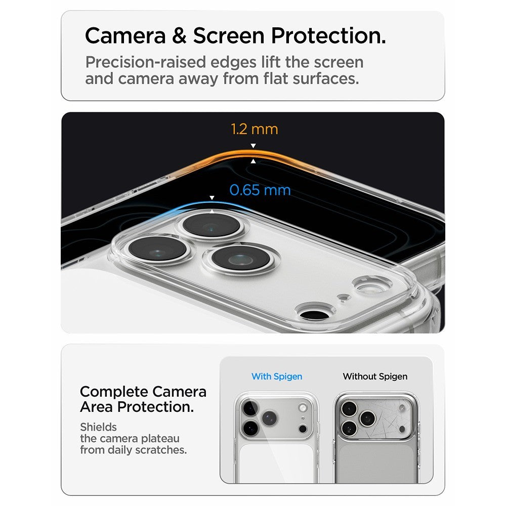 Spigen iPhone 17 Pro Max/iPhone 18 Pro Max Kuori Ultra Hybrid T MagFit Glossy White