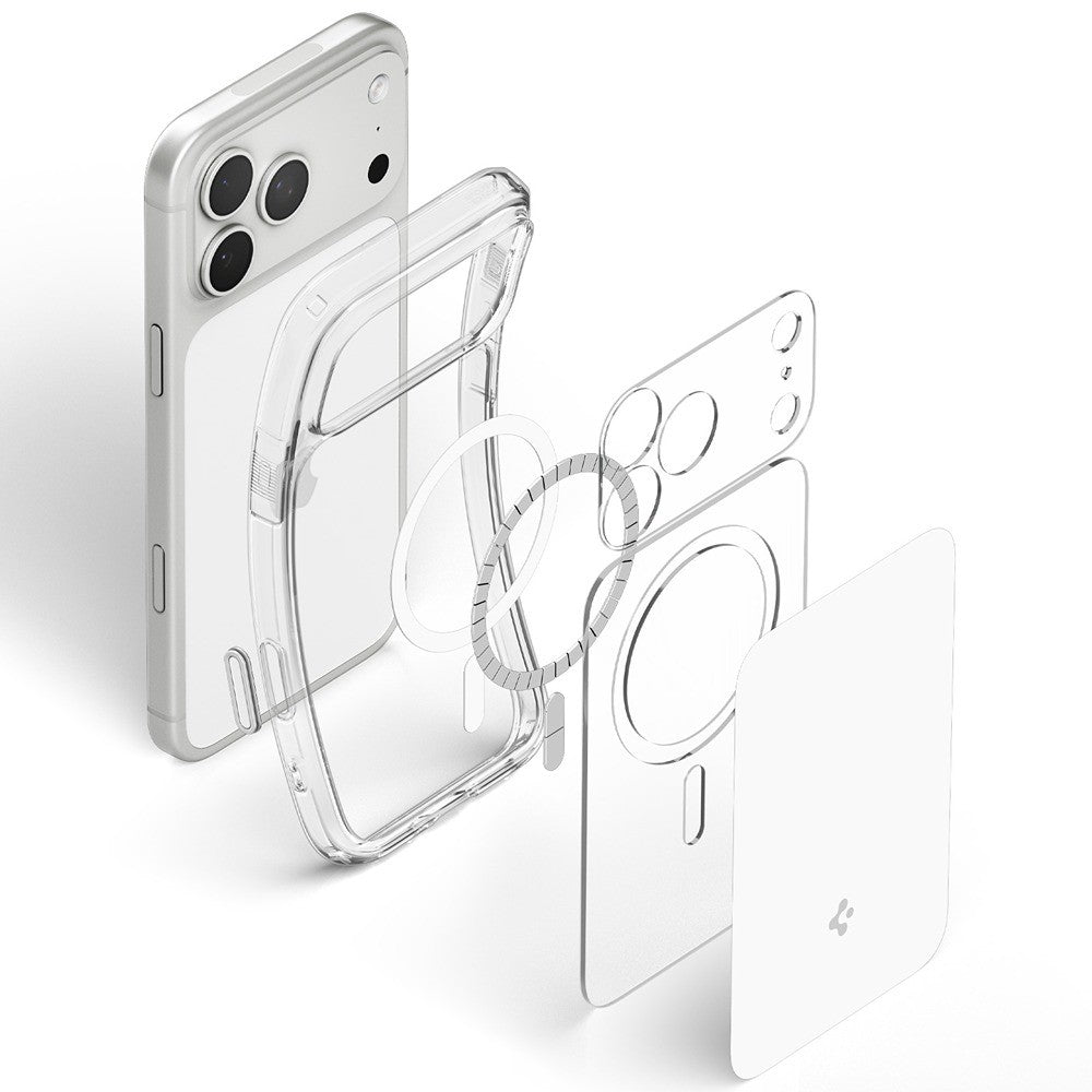 Spigen iPhone 17 Pro Max/iPhone 18 Pro Max Kuori Ultra Hybrid T MagFit Glossy White