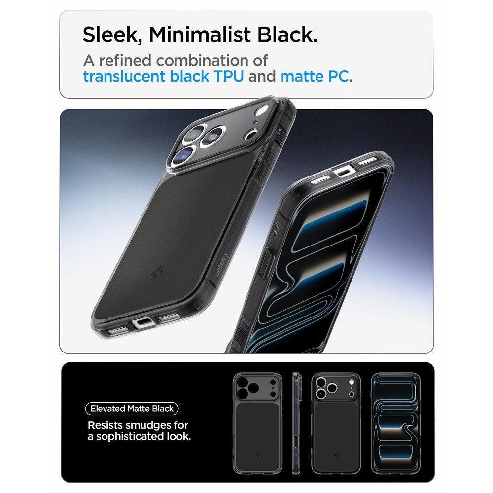 Spigen iPhone 17 Pro Max/iPhone 18 Pro Max Kuori Ultra Hybrid T MagFit Matte Black