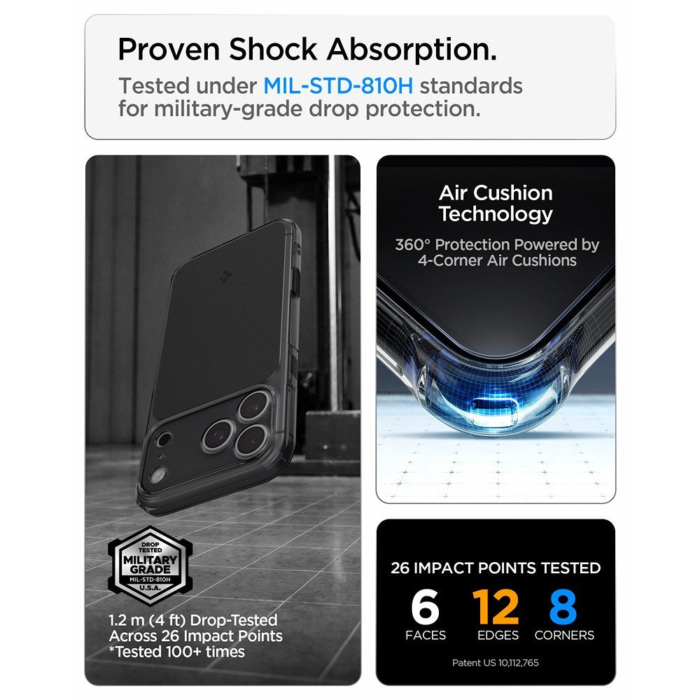 Spigen iPhone 17 Pro Max/iPhone 18 Pro Max Kuori Ultra Hybrid T MagFit Matte Black