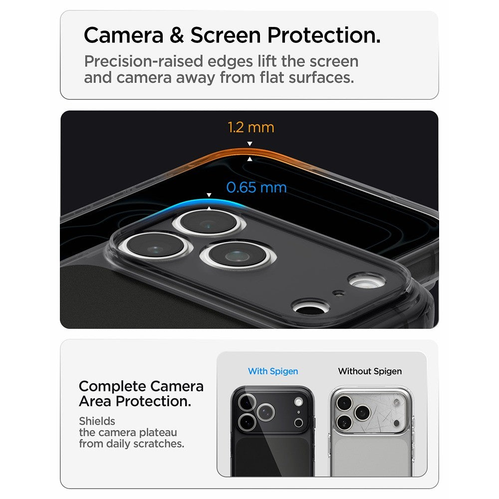 Spigen iPhone 17 Pro Max/iPhone 18 Pro Max Kuori Ultra Hybrid T MagFit Matte Black