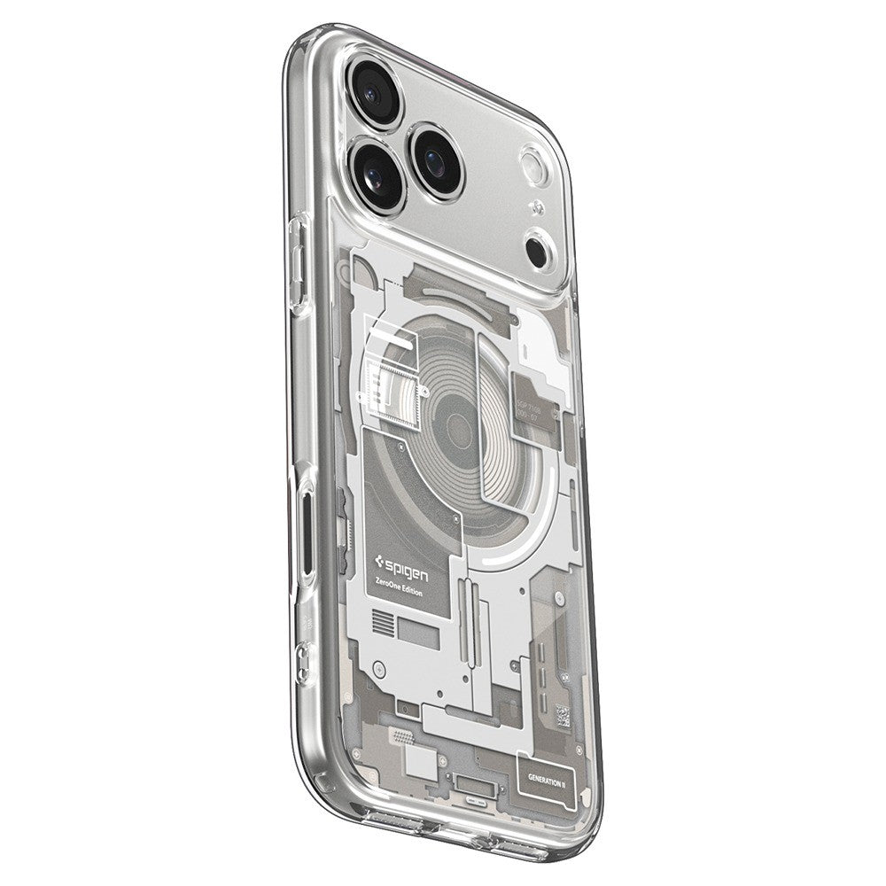 Spigen iPhone 17 Pro Max/iPhone 18 Pro Max Kuori Ultra Hybrid Zero One MagFit Natural Titaani