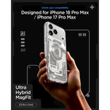 Spigen iPhone 17 Pro Max/iPhone 18 Pro Max Kuori Ultra Hybrid Zero One MagFit Natural Titaani