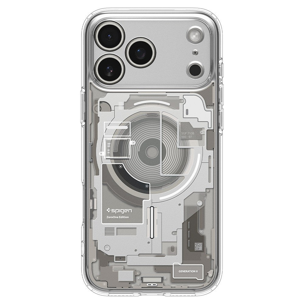 Spigen iPhone 17 Pro Max/iPhone 18 Pro Max Kuori Ultra Hybrid Zero One MagFit Natural Titaani