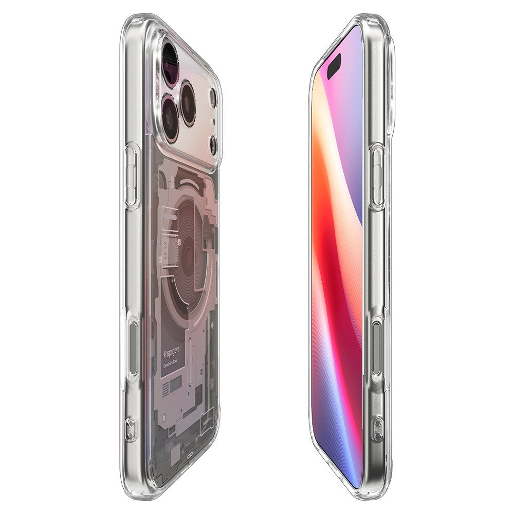 Spigen iPhone 17 Pro Max/iPhone 18 Pro Max Kuori Ultra Hybrid Zero One MagFit Natural Titaani