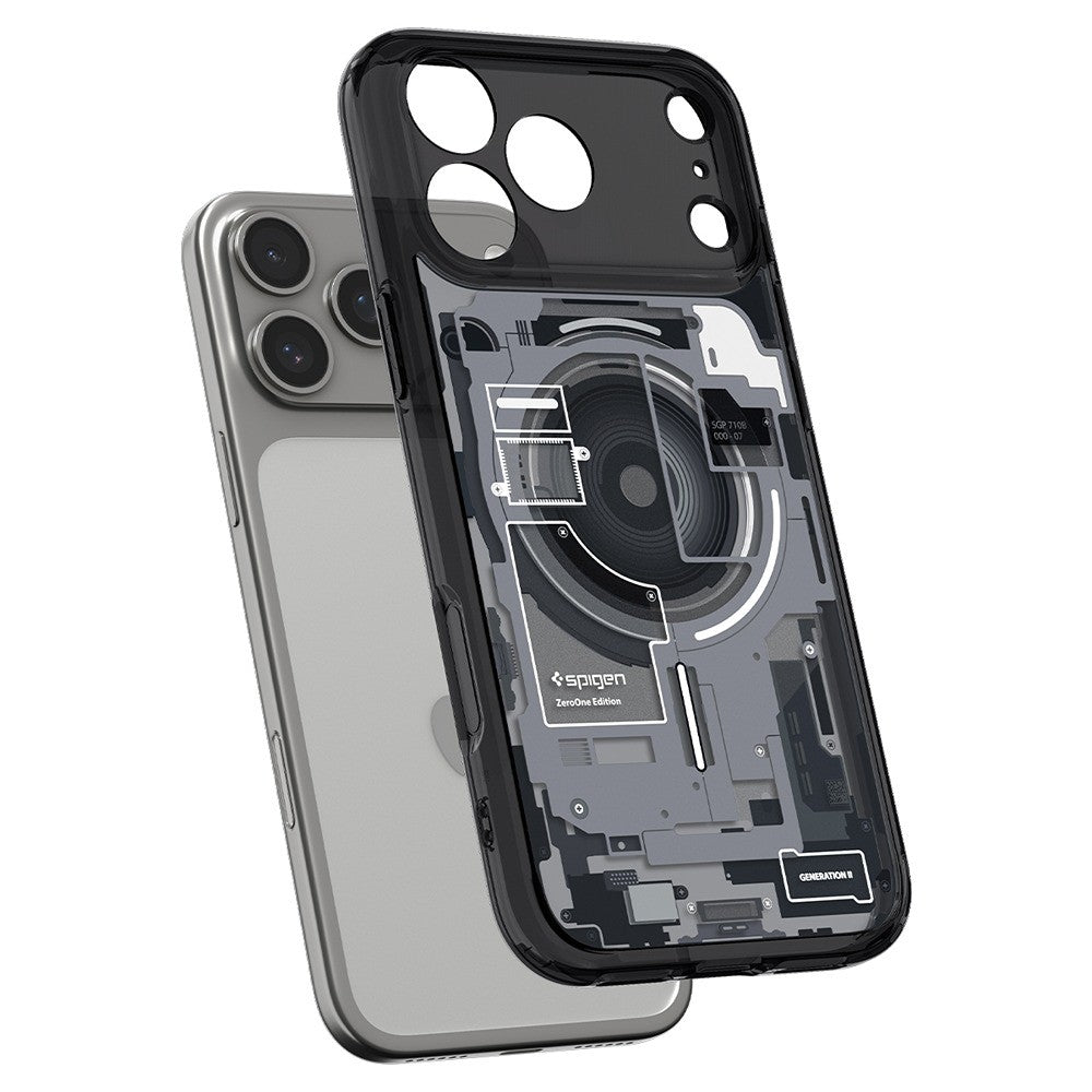 Spigen iPhone 17 Pro Max/iPhone 18 Pro Max Kuori Ultra Hybrid Zero One MagFit Musta