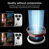 Spigen iPhone 18 Pro/18 Pro Max Kameran linssinsuojus Glas.tR EZ Fit Optik Pro 2-pack Tumma kirsikka