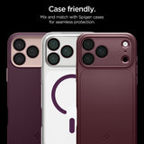 Spigen iPhone 18 Pro/18 Pro Max Kameran linssinsuojus Glas.tR EZ Fit Optik Pro 2-pack Tumma kirsikka