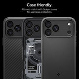 Spigen iPhone 18 Pro/18 Pro Max Kameran linssinsuojus Glas.tR EZ Fit Optik Pro 2-pack Tummanharmaa