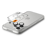 Spigen iPhone 18 Pro/18 Pro Max Kameran linssinsuojus Glas.tR EZ Fit Optik Pro 2-pack Tummanharmaa