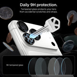 Spigen iPhone 18 Pro/18 Pro Max Kameran linssinsuojus Glas.tR EZ Fit Optik Pro 2-pack Tummanharmaa