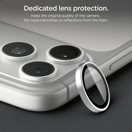 Spigen iPhone 18 Pro/18 Pro Max Kameran linssinsuojus Glas.tR EZ Fit Optik Pro 2-pack Hopea